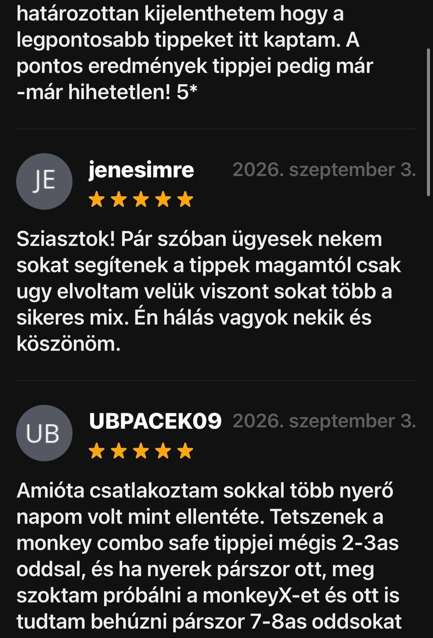Tipp Visszajelzés