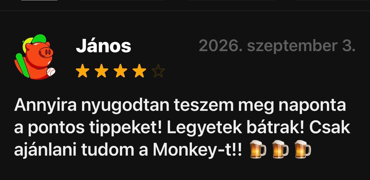 Tipp Visszajelzés