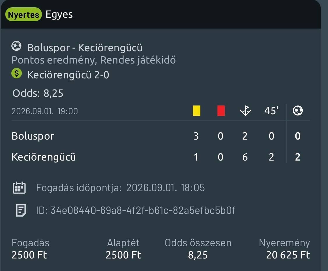 Tipp Visszajelzés