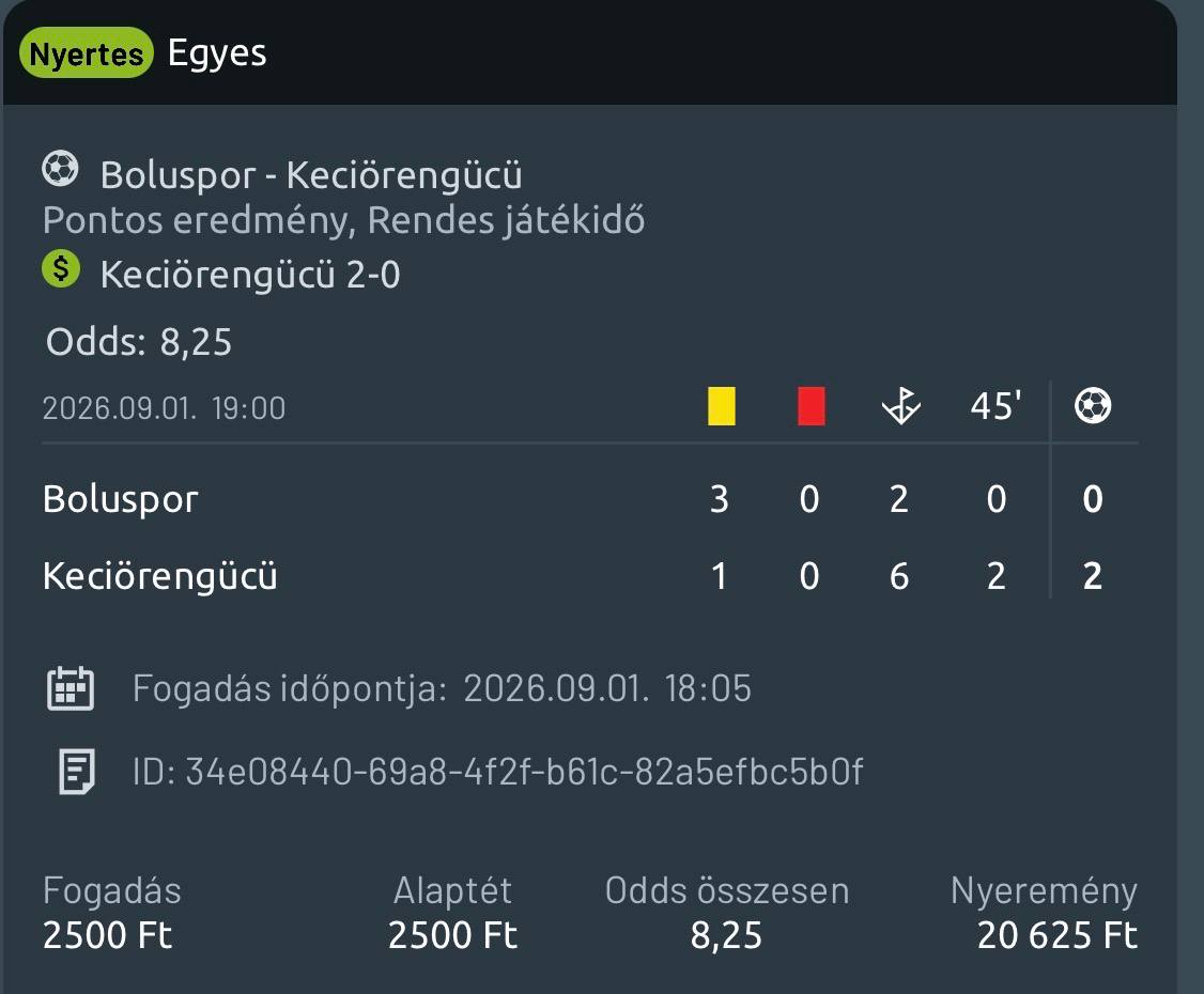 Tipp Visszajelzés
