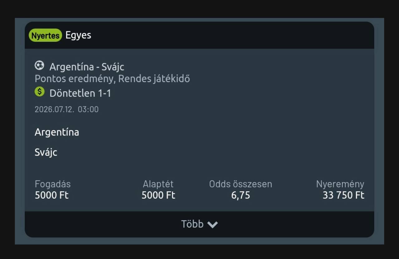 Tipp Visszajelzés