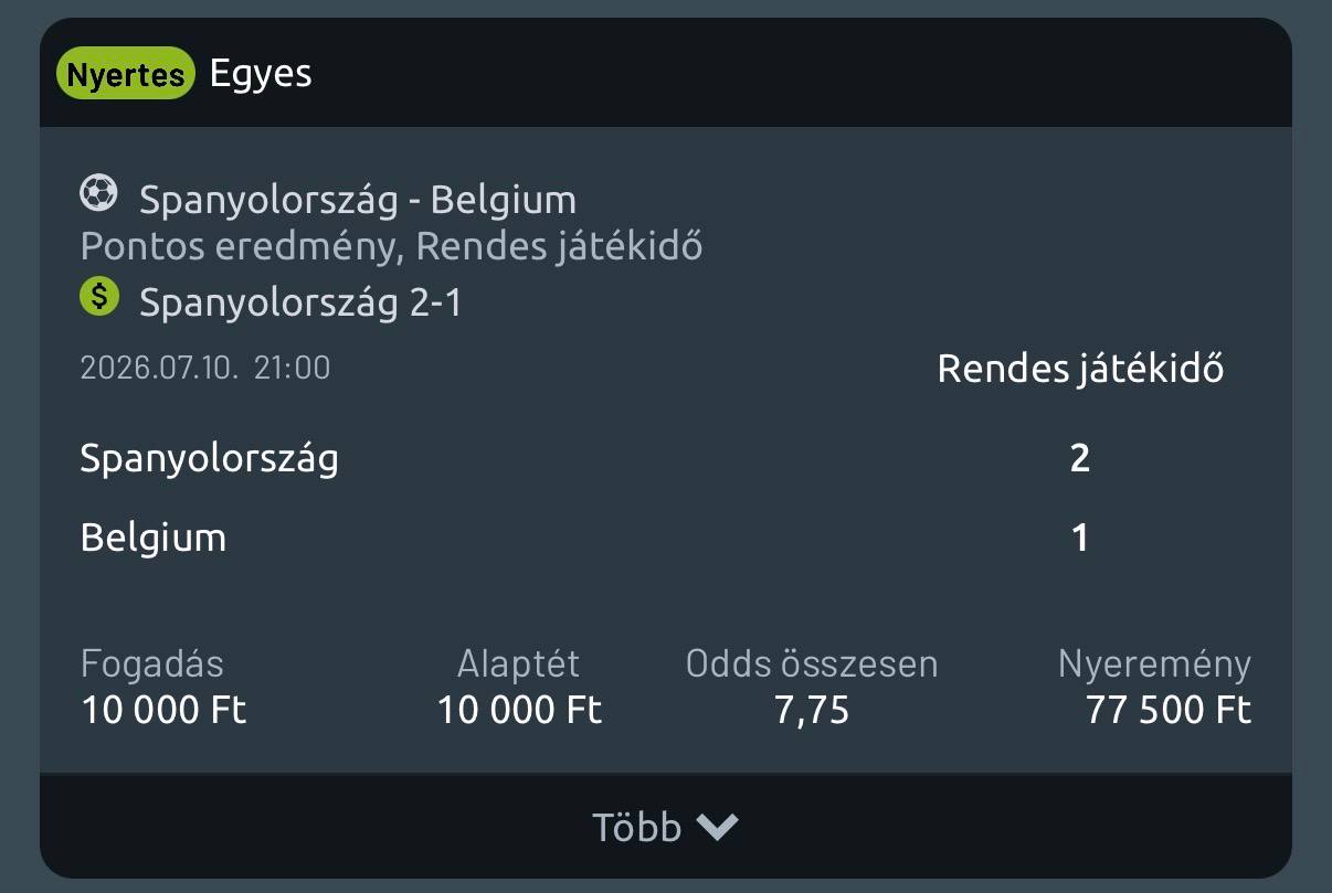 Tipp Visszajelzés