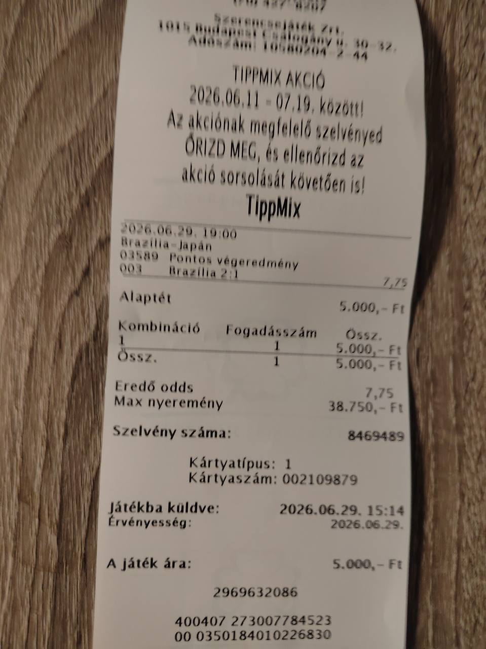 Tipp Visszajelzés