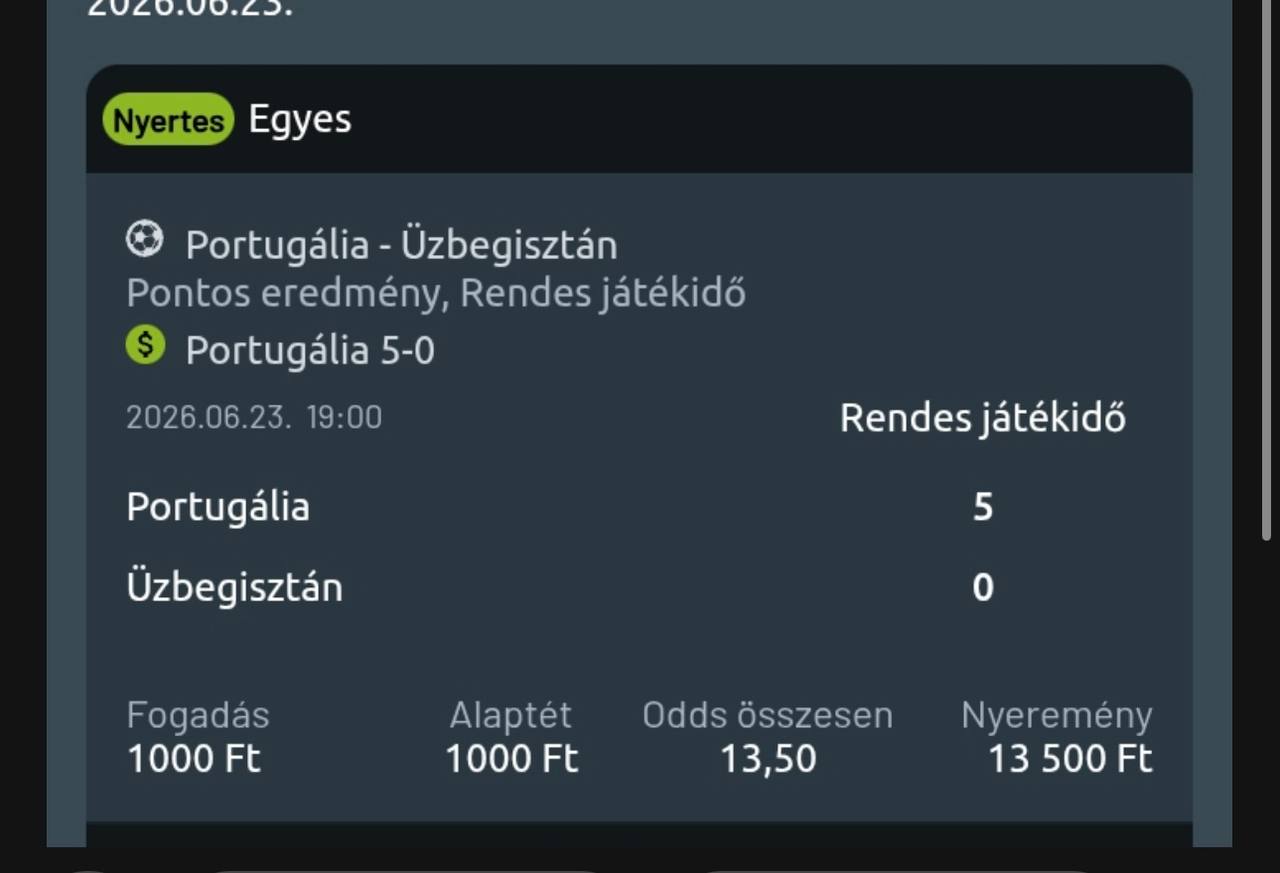 Tipp Visszajelzés