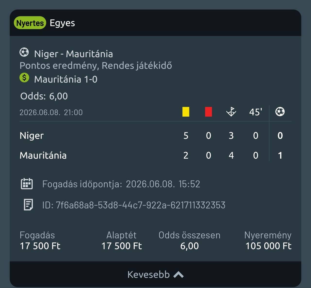 Tipp Visszajelzés